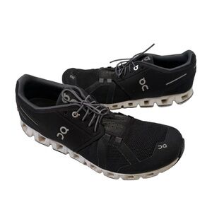 On Running Men's Black and Gray Athletic Shoes